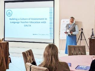 Викладачі факультету іноземних мов представили ТНПУ на ювілейній конференції Всеукраїнської асоціації з мовного тестування і оцінювання  (ВУАМТО) у м. Львів (ФОТО)  Викладачі факультету іноземних мов представили ТНПУ на ювілейній конференції Всеукраїнської асоціації з мовного тестування і оцінювання  (ВУАМТО) у м. Львів (ФОТО)